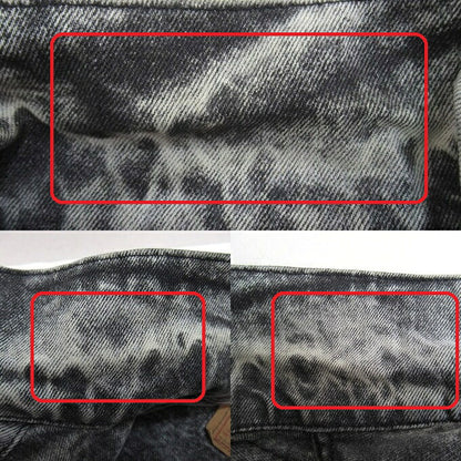 LEVI'S 80s-90s Acid Wash Denim Jacket Gray Size S