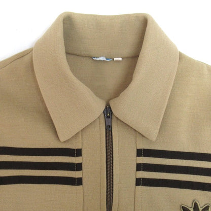 adidas 70s Skeleton Jersey Track Jacket Brown Size 48
