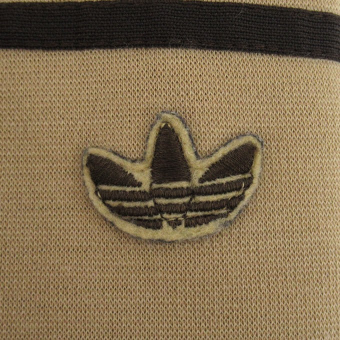 adidas 70s Skeleton Jersey Track Jacket Brown Size 48