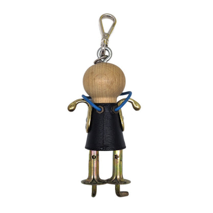 PRADA Wood Saffiano Trick Robot Charm Size ONE SIZE