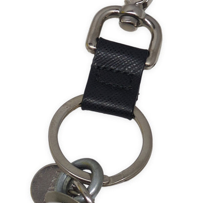PRADA White Purple Saffiano Robot Charm Size ONE SIZE