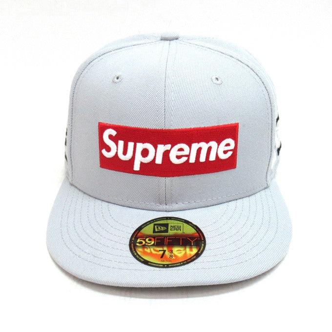 Supreme x New Era 25FW Bones Box Logo Cap Gray Size 7