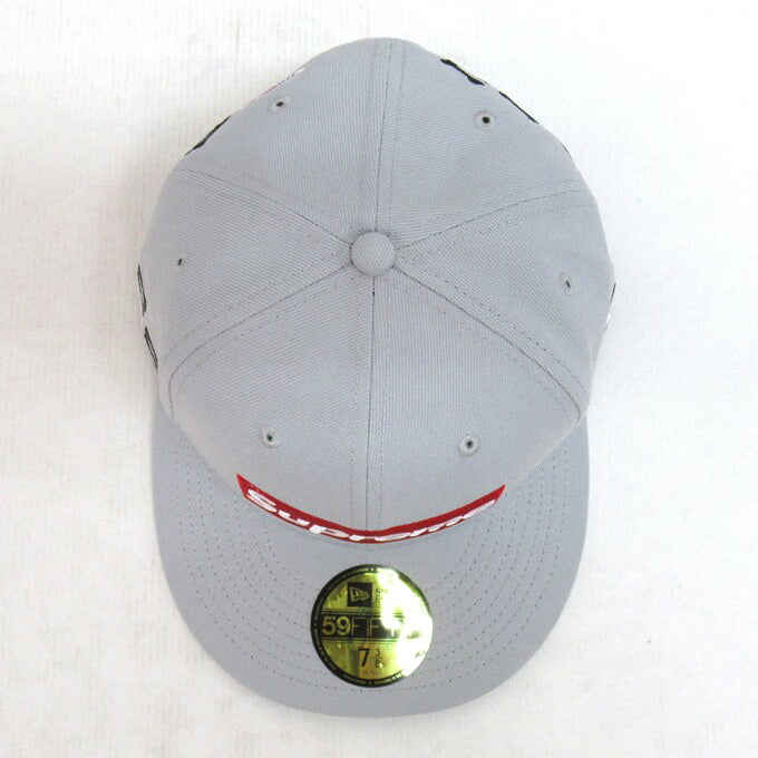 Supreme x New Era 25FW Bones Box Logo Cap Gray Size 7