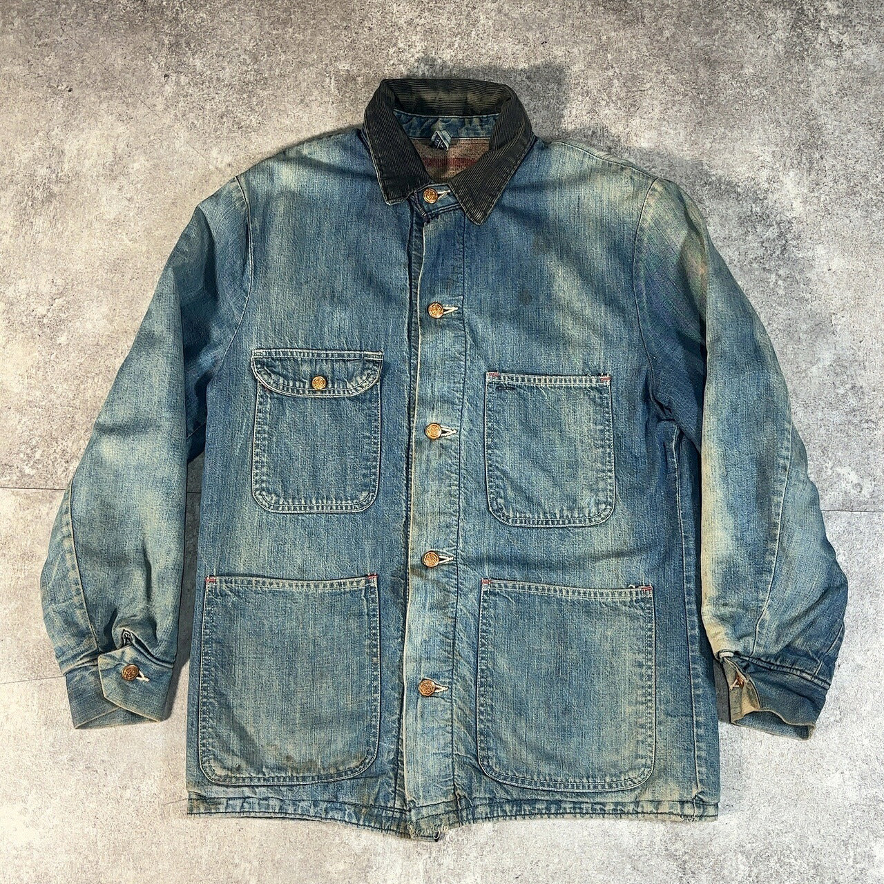 Unknown 60s Vintage Blanket Lined Coverall Jacket Size L