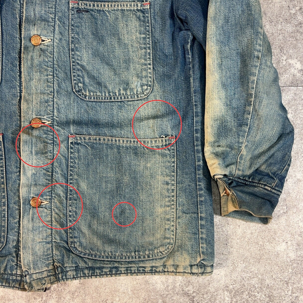 Unknown 60s Vintage Blanket Lined Coverall Jacket Size L