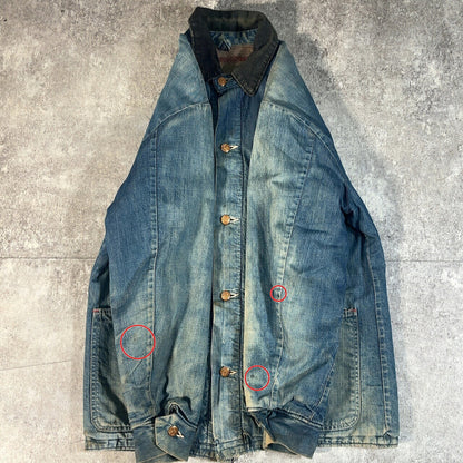 Unknown 60s Vintage Blanket Lined Coverall Jacket Size L