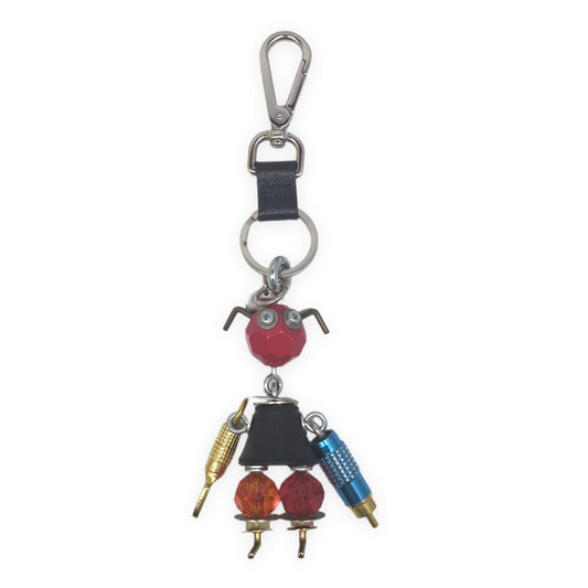 PRADA Saffiano Leather Trick Robot Charm Size ONE SIZE