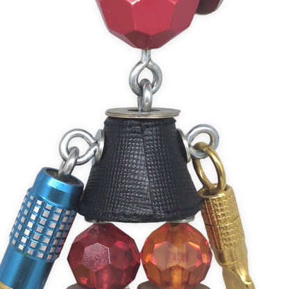 PRADA Saffiano Leather Trick Robot Charm Size ONE SIZE