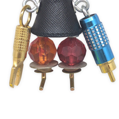 PRADA Saffiano Leather Trick Robot Charm Size ONE SIZE