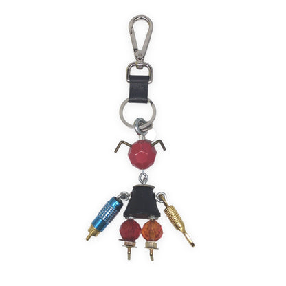 PRADA Saffiano Leather Trick Robot Charm Size ONE SIZE