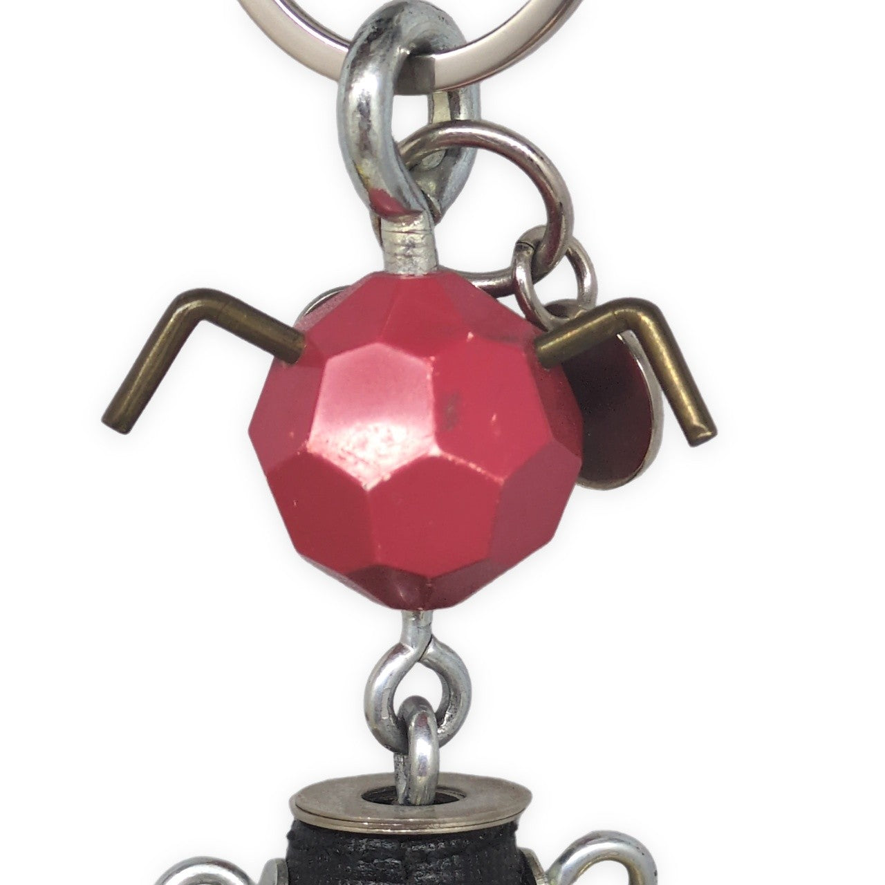 PRADA Saffiano Leather Trick Robot Charm Size ONE SIZE