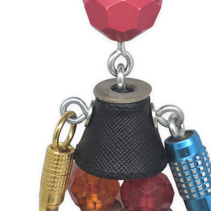 PRADA Saffiano Leather Trick Robot Charm Size ONE SIZE