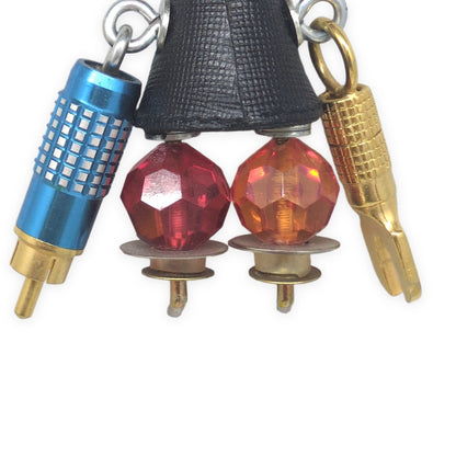 PRADA Saffiano Leather Trick Robot Charm Size ONE SIZE