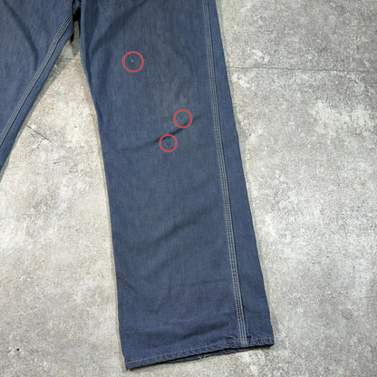 POWRHOUSE 60s Vintage Denim Painter Pants Blue Size W38