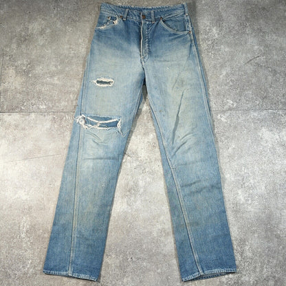 STONE WALL 50s-60s Vintage Faded Denim Jeans