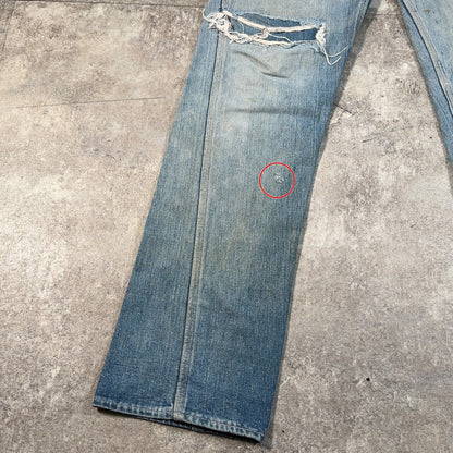 STONE WALL 50s-60s Vintage Faded Denim Jeans