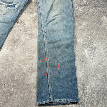 STONE WALL 50s-60s Vintage Faded Denim Jeans