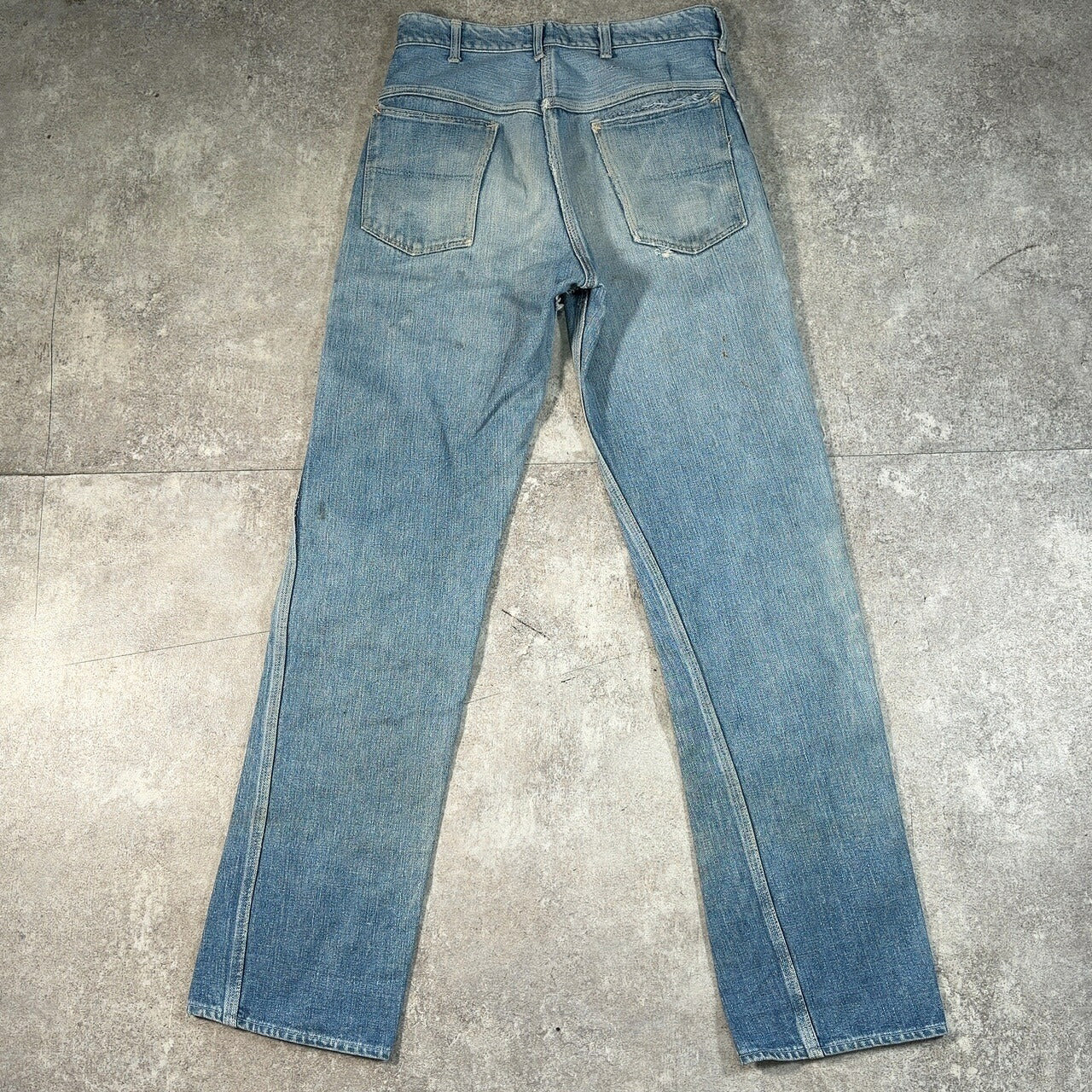 STONE WALL 50s-60s Vintage Faded Denim Jeans