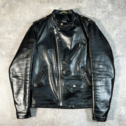 Schott 603US One Star Double Rider Jacket Black Size M