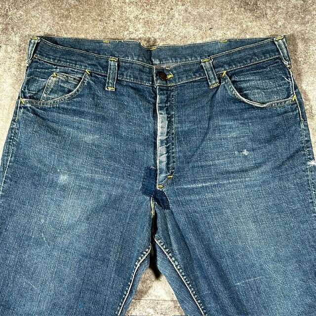 Lee 70s Lee Leens 42TALON Flare Jeans Indigo Blue Size W42