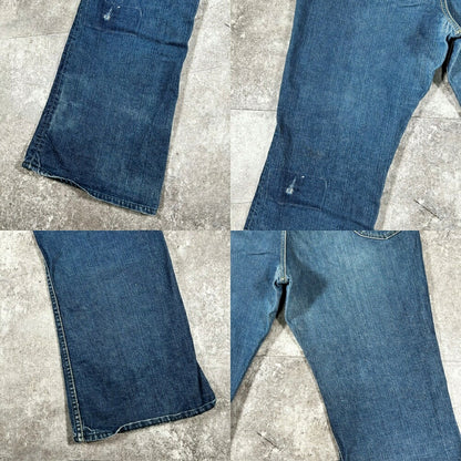 Lee 70s Lee Leens 42TALON Flare Jeans Indigo Blue Size W42