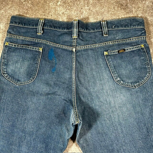 Lee 70s Lee Leens 42TALON Flare Jeans Indigo Blue Size W42