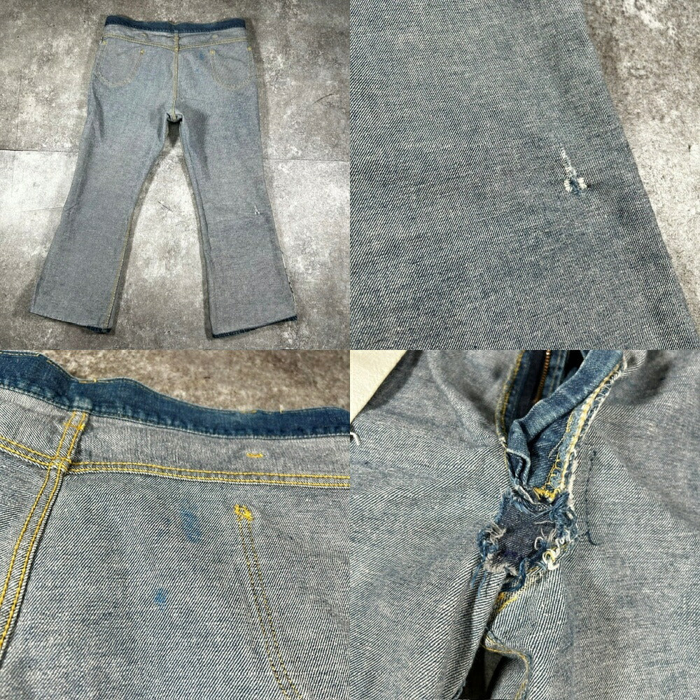 Lee 70s Lee Leens 42TALON Flare Jeans Indigo Blue Size W42