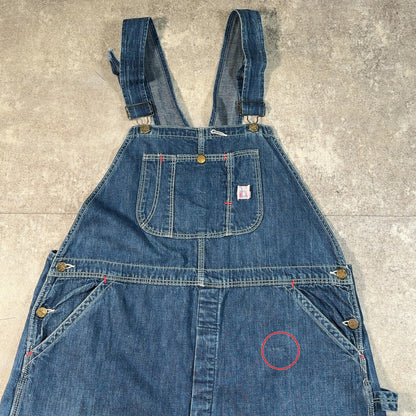 LOUD SPEAKER 40s 50s Vintage Denim Overalls Blue