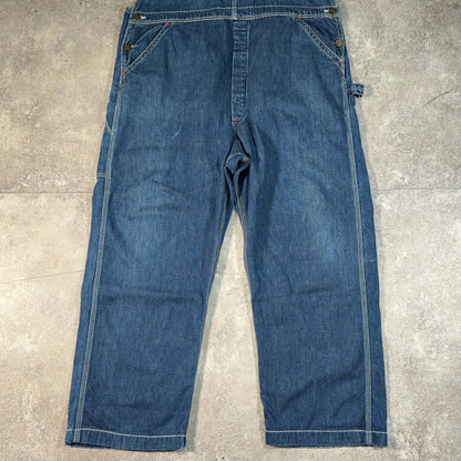 LOUD SPEAKER 40s 50s Vintage Denim Overalls Blue