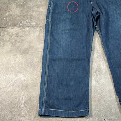 LOUD SPEAKER 40s 50s Vintage Denim Overalls Blue