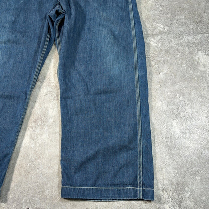 LOUD SPEAKER 40s 50s Vintage Denim Overalls Blue