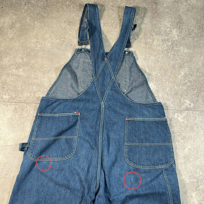 LOUD SPEAKER 40s 50s Vintage Denim Overalls Blue
