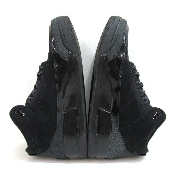 NIKE AIR JORDAN 3 Retro "Black Cat" Sneakers Size 30cm