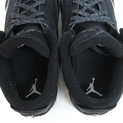 NIKE AIR JORDAN 3 Retro "Black Cat" Sneakers Size 30cm