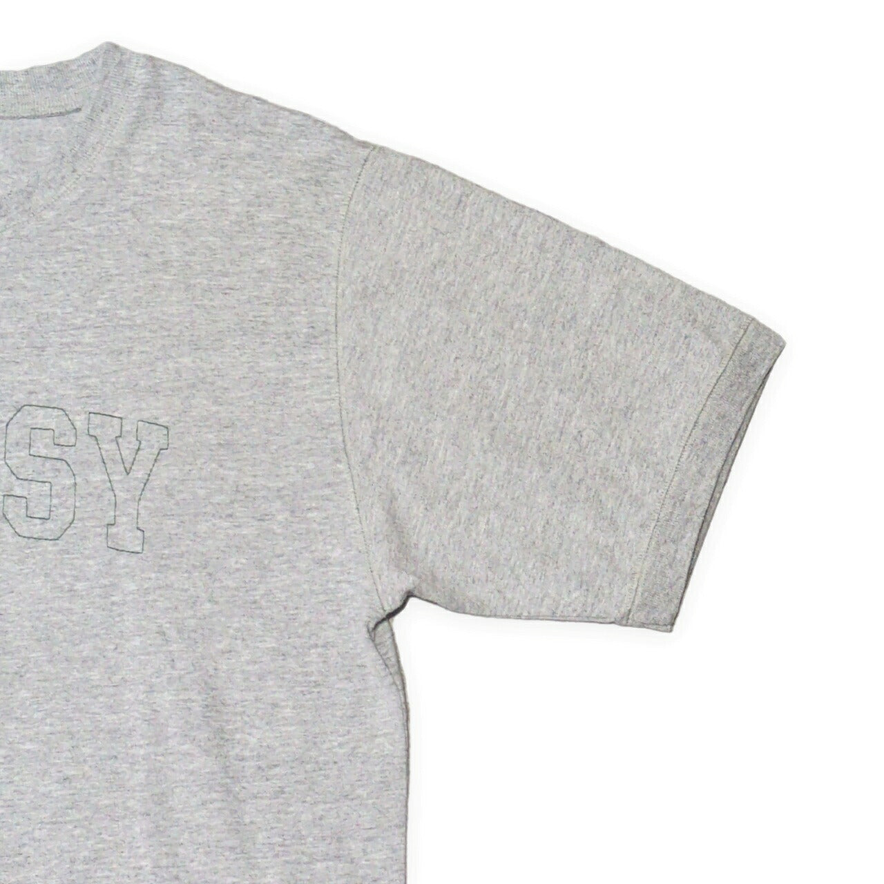 STUSSY 90's Old Stussy Navy Tag Embroidery T-Shirt Size M