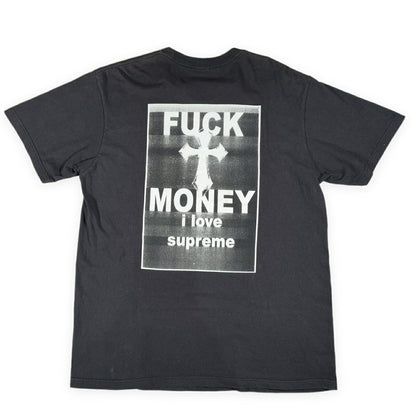 Supreme 24FW Fuck Money Graphic T-Shirt Black Size L
