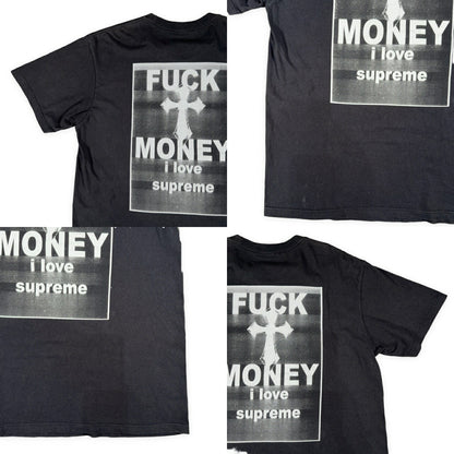 Supreme 24FW Fuck Money Graphic T-Shirt Black Size L