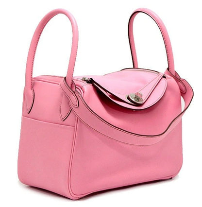 HERMES Lindy 26 Swift Leather Shoulder Bag Size ONE SIZE