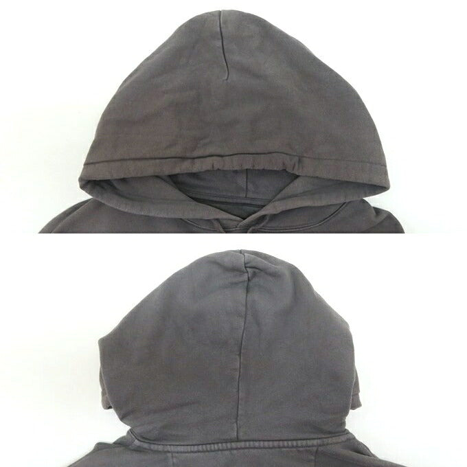 STUSSY Smooth Stock Printed Pullover Hoodie Gray Size L