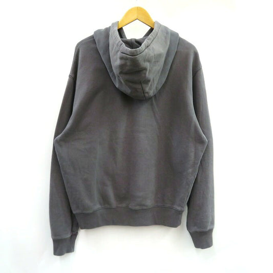 STUSSY Smooth Stock Printed Pullover Hoodie Gray Size L