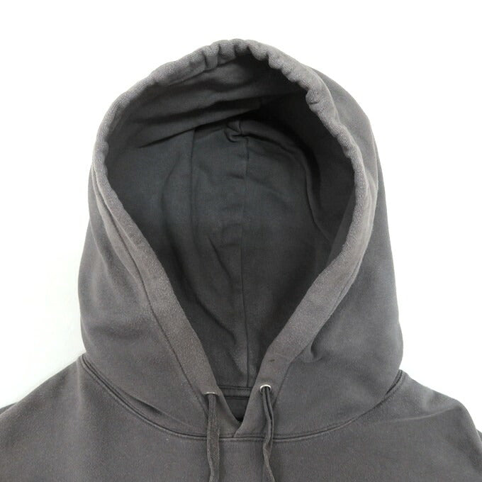 STUSSY Smooth Stock Printed Pullover Hoodie Gray Size L