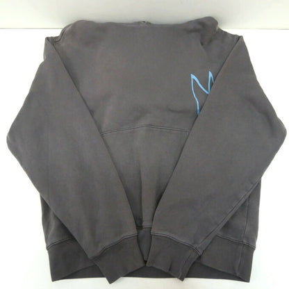 STUSSY Smooth Stock Printed Pullover Hoodie Gray Size L