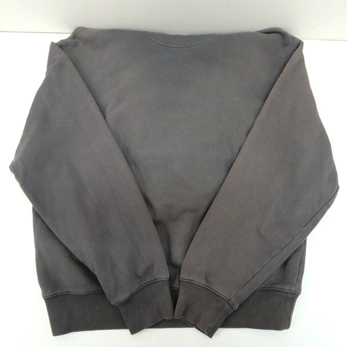 STUSSY Smooth Stock Printed Pullover Hoodie Gray Size L