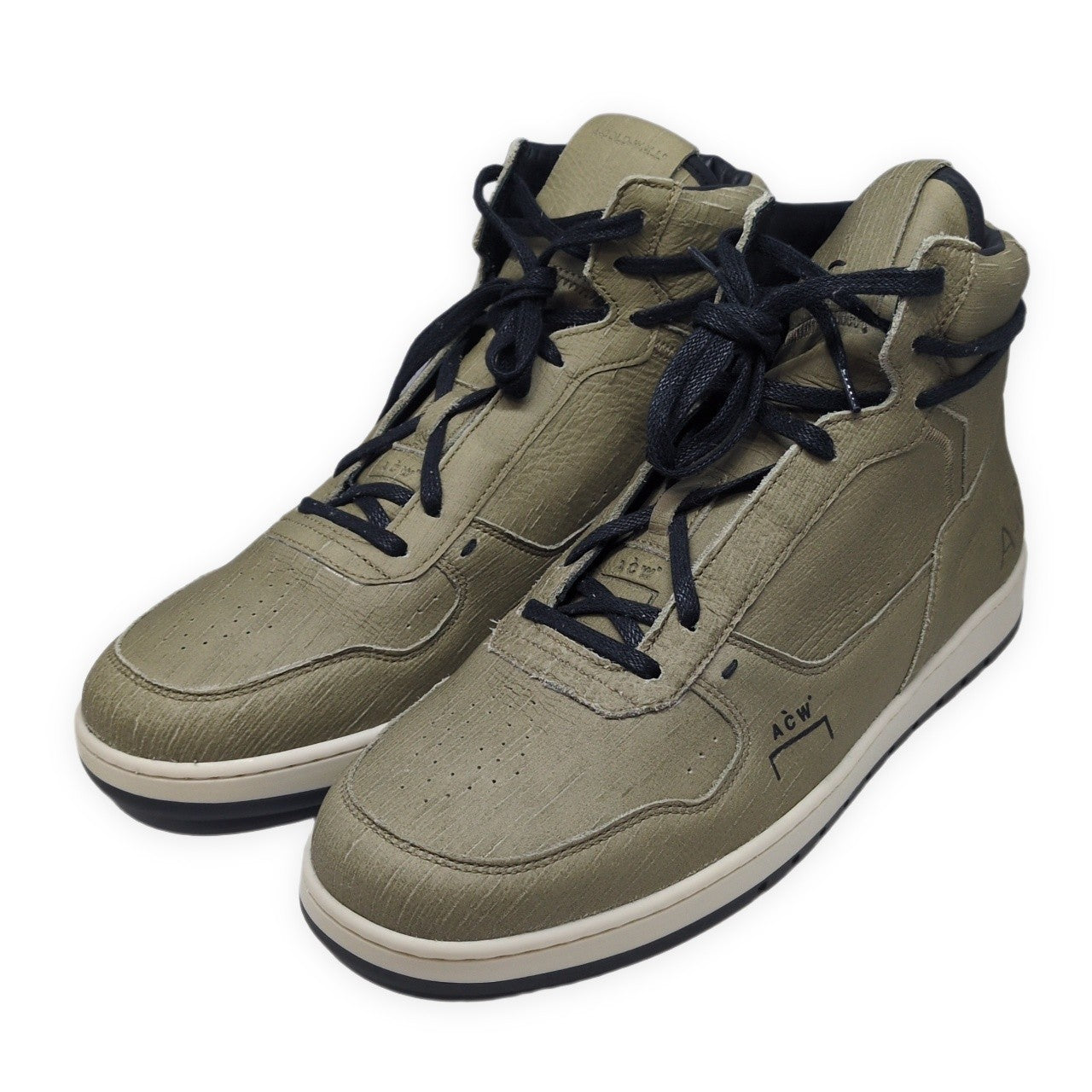 A-COLD-WALL Luol Calf Leather Sneakers Khaki Size EU 42