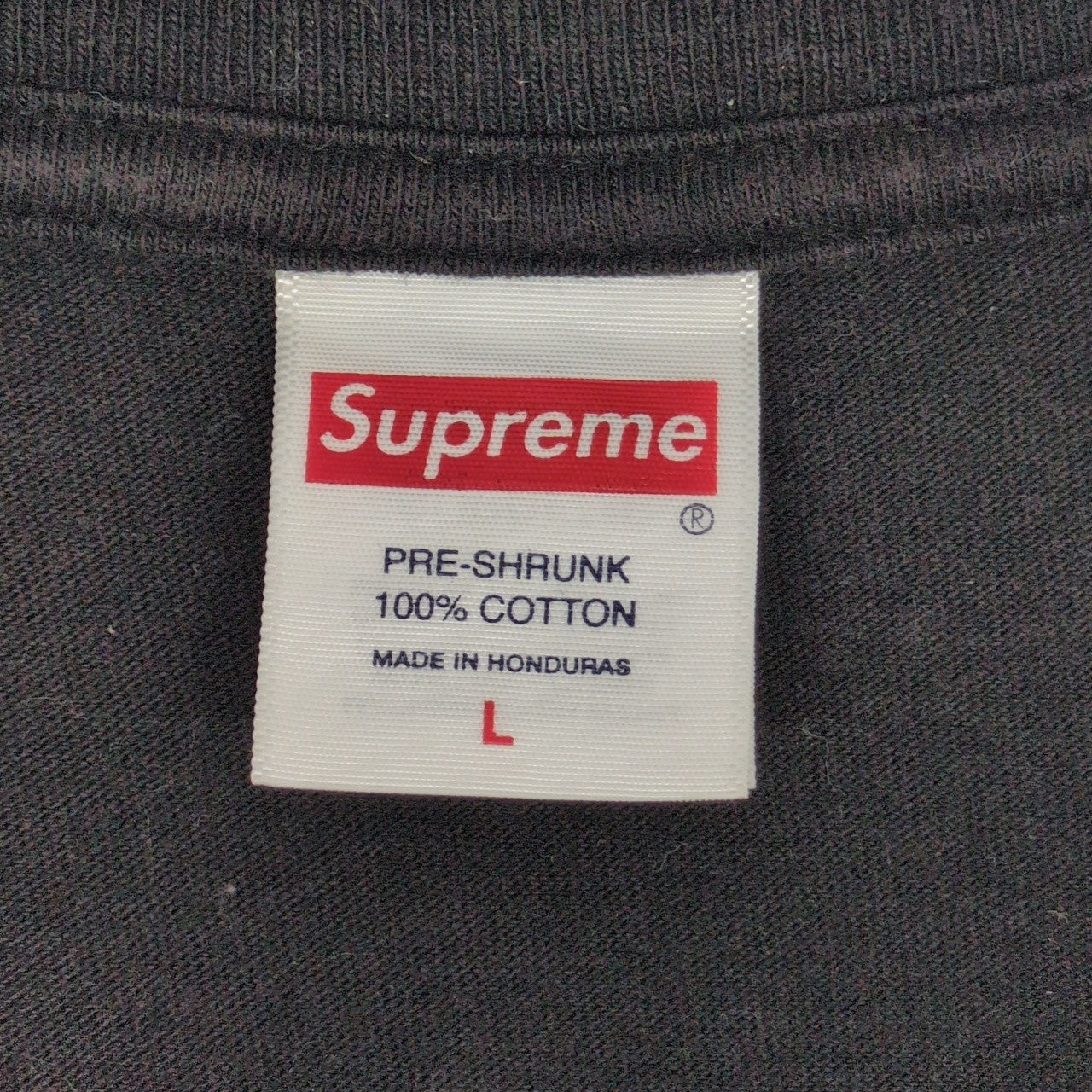 Supreme 24FW Fuck Money Graphic T-Shirt Black Size L