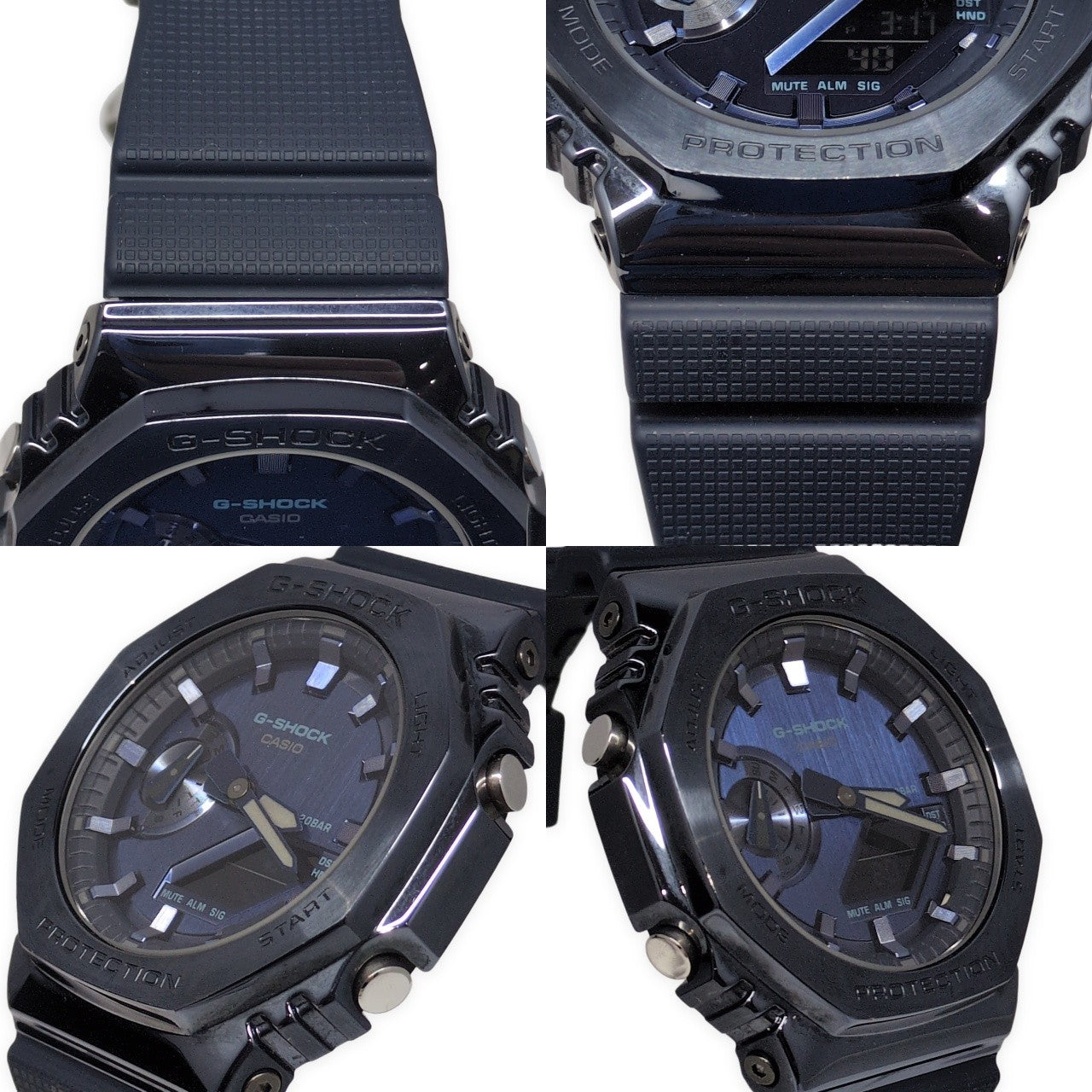 A METAL COVERED Casioak Metal Bezel ONE SIZE Watch Size ONE SIZE