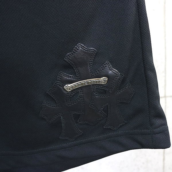CHROME HEARTS Cemetery Cross Shorts Black Size L