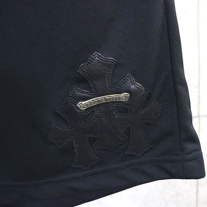 CHROME HEARTS Cemetery Cross Shorts Black Size L