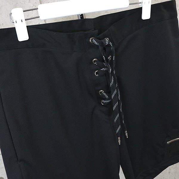 CHROME HEARTS Cemetery Cross Shorts Black Size L