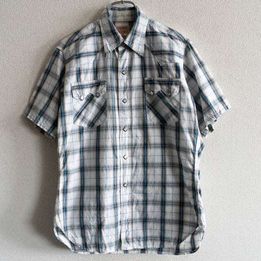 DOUBLEWORKS Plaid Western Shirt Size 36